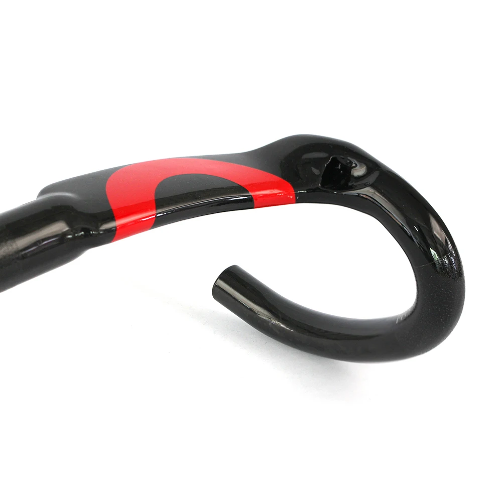 For top brand 3T Carbon Road Handlebar Matt/Gloss Black Top Carbon Fiber Road Handlebar 31.8*400/420/440mm