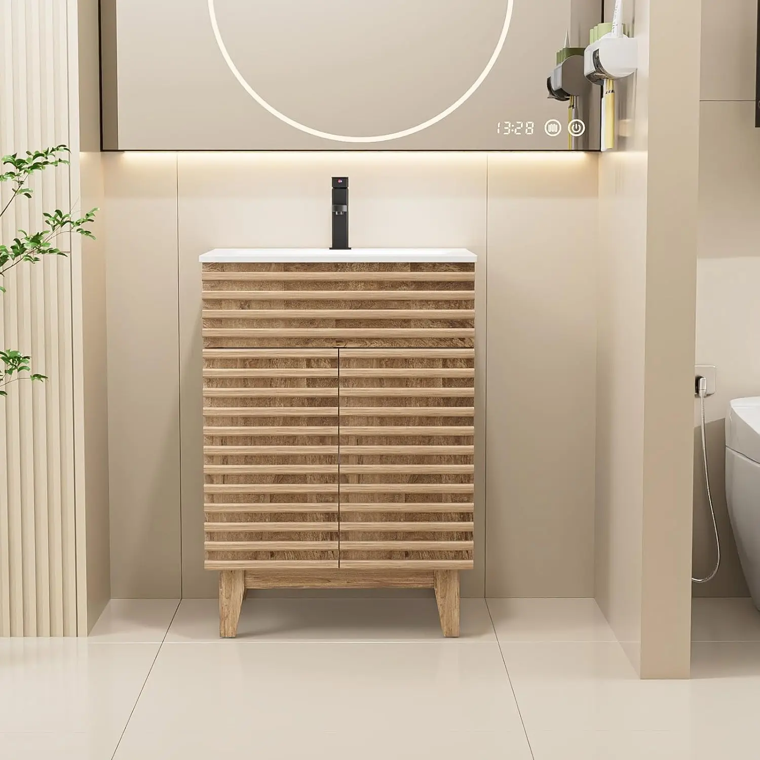 24" Mid-Century Vanity 5