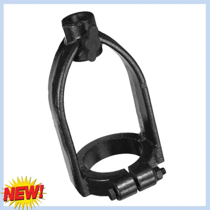 AT14 Square Hole Drill Bit Adapter Drill Attachment For Table Drill Non-Slip Square Hole Hand Drills Fixing Bracket Black Easy T