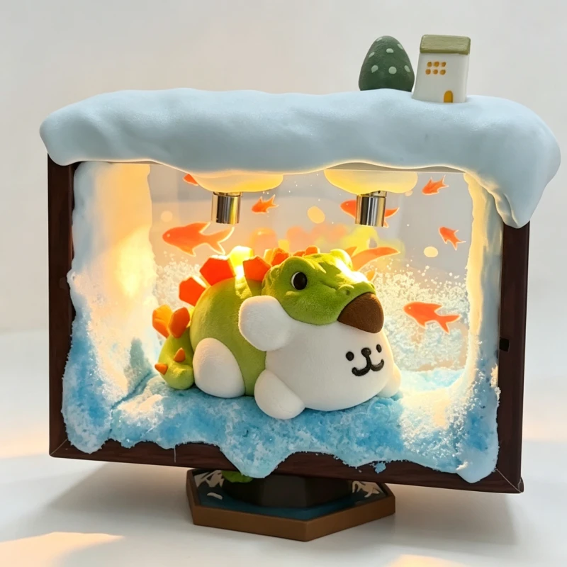 Maltese Figure DINOSAUR ISLAND Series Blind Box Dog Anime FigureMystery Box Decor Anime Doll Toys Surprise Gift Desktop Decor view 2