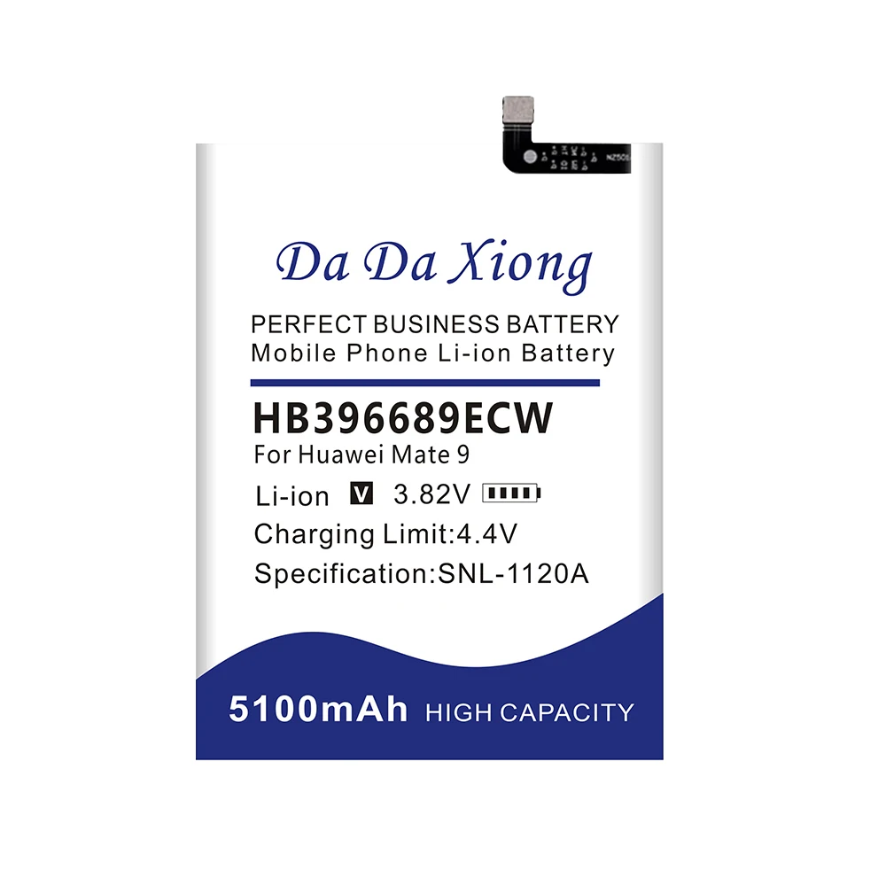 100% New Top Brand 5100mAh Battery for Huawei Mate 9 Mate9 HB396689ECW Mate9 Pro Honor 8C Y9 2018 Version