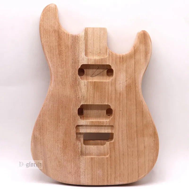 

Semi-finished double-cranked electric guitar body, Ogu wood guitar modification, DIY assembly, electric guitar instrument access