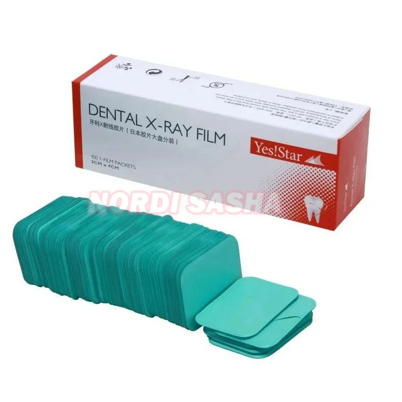 

Yes!Star 100Pcs/Box Japan Dental X-Ray Film D-Speed Carestream Intraoral Film Dentist X Ray Film Meterial For Dental Clinic