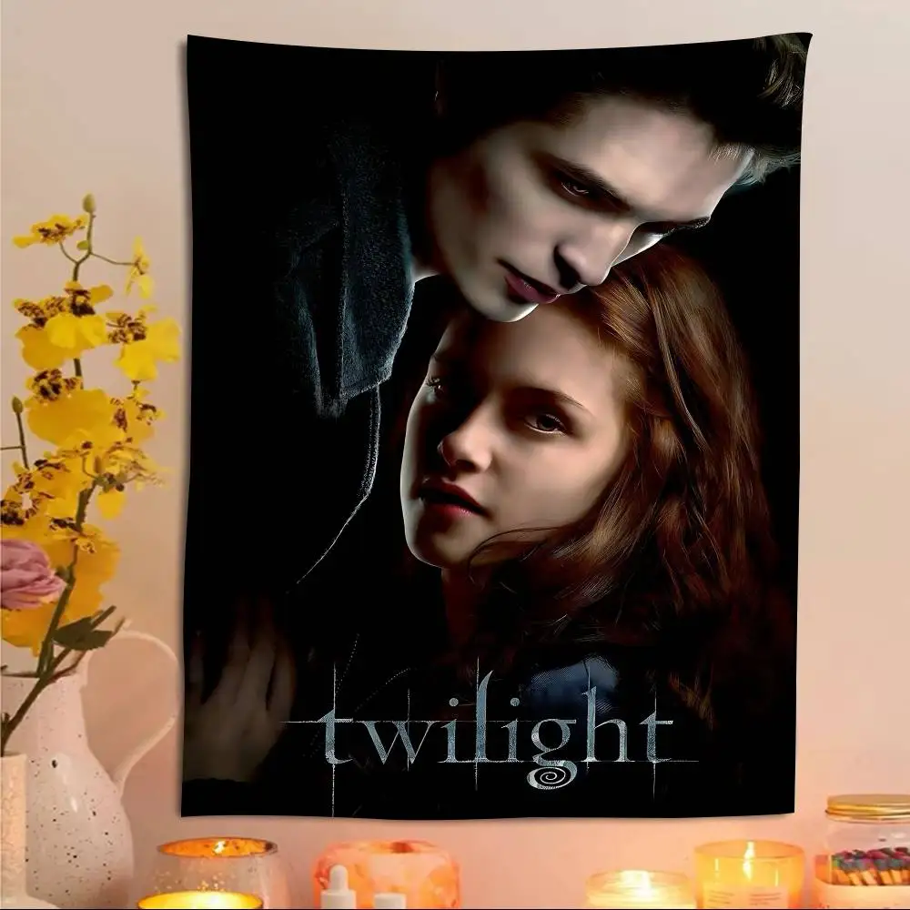 مصاص دماء الشفق الفيلم المطبوعة نسيج حائط كبير معلقة التارو الهبي جدار السجاد النوم ديكور فني للمنزل #6