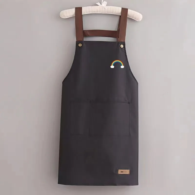 Resistant Dirt Apron Waterproof andOil Resistant Household Kitchen Cooking Fashion Apron Adult Work Clothes Kitchen Accessories