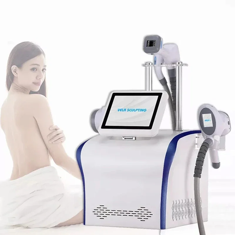 2024 Hot Sales Vela Body Shape Cavitation Slimming Beauty Machine For Weight Loss Fat Removal System Vaccum Roller Handles