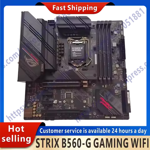 Used ROG STRIX B560-G GAMING WIFI Original Desktop B560 Motherboard LGA 1200 i7/i5/i3 USB3.0 M.2
