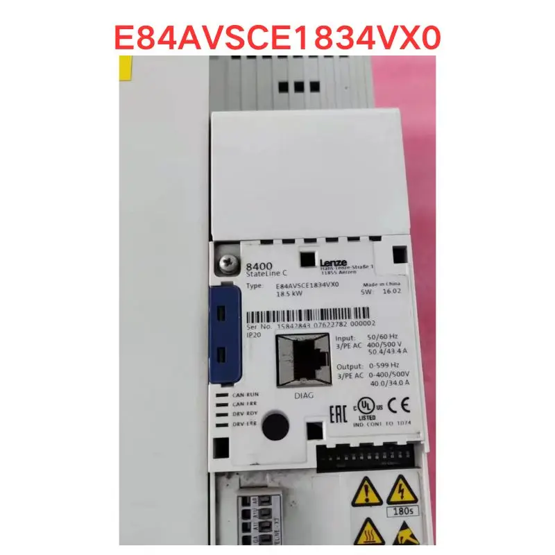 

Used E84AVSCE1834VX0 Frequency Converters Functional test OK