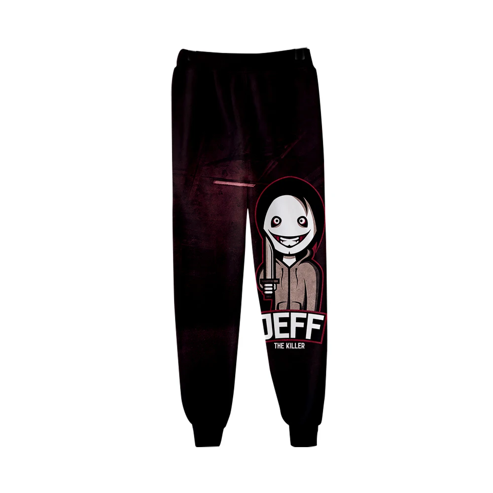 3D Harajuku style Jeff The Killer 3D Casual Pants Men Fitness Workout Pants Sweatpants Smalls Trousers Jogger Pants