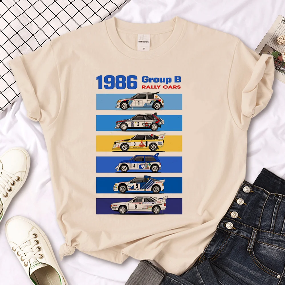 Wrc t shirt women Y2K graphic Japanese t shirt female Japanese y2k clothes