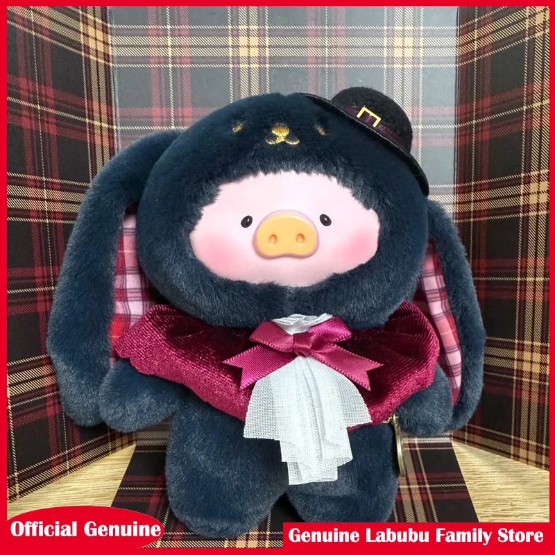 

New Genuine Lulu The Piggy Magician Bunny Lulu Series Hanging Card Vinyl Face Plush Bag Pendant Doll Toys Kawaii Birthday Gift