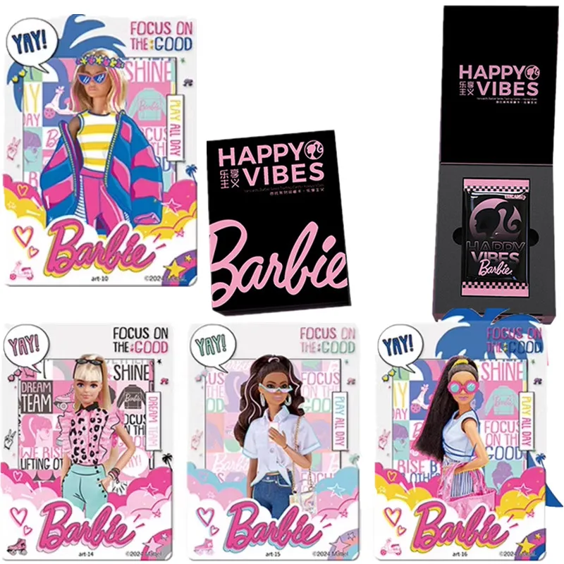 

Barbie Millicent Roberts Card Happy Vibes Cartoon Anime Birthday Collectible Cards Children Toy Gifts