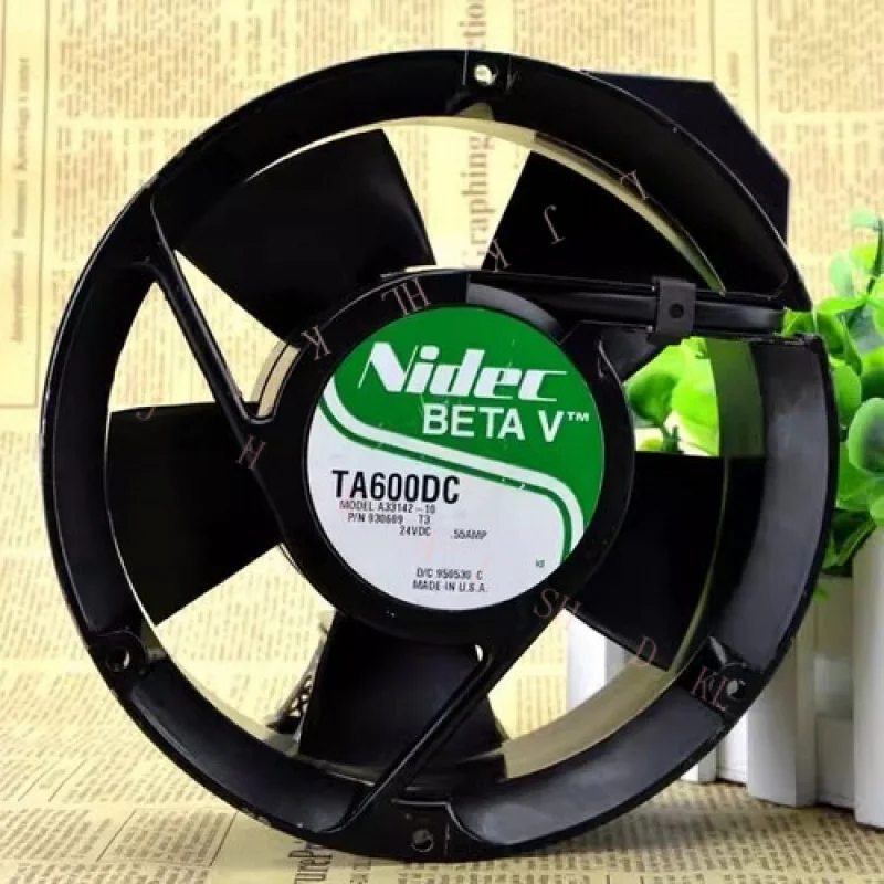 N ل Nidec TA600DC A33142-10 24V 0.55A 17 سنتيمتر 170*50 مللي متر مروحة التبريد العاكس