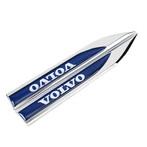 볼보 R디자인 폴스타 AWD V50 S60 XC60 S40 XC40 XC90 V60 S80 S90 V90 V70 T6 T8 용 자동차 측면 로고 스티커 장식 액세서리