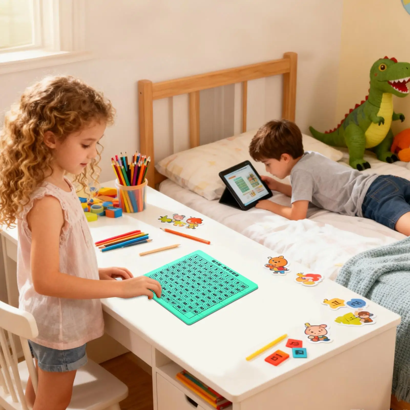 لغز الشريحة المغناطيسي التعليمية 1-99 عدد لعبة خربش المجلس مع قلم للبنين بنات المراهقين عيد الفصح السفر عيد الميلاد التعلم #2