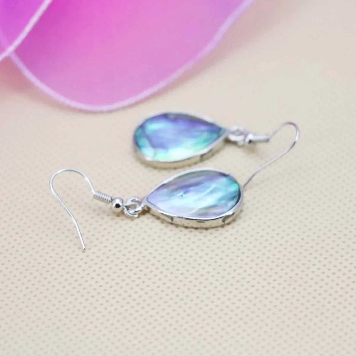 15x20mm Waterdrop Natural Abalone Seashells Sea Shells Earrings for Dangler Eardrop Accessories Women Jewelry Making Design DIY