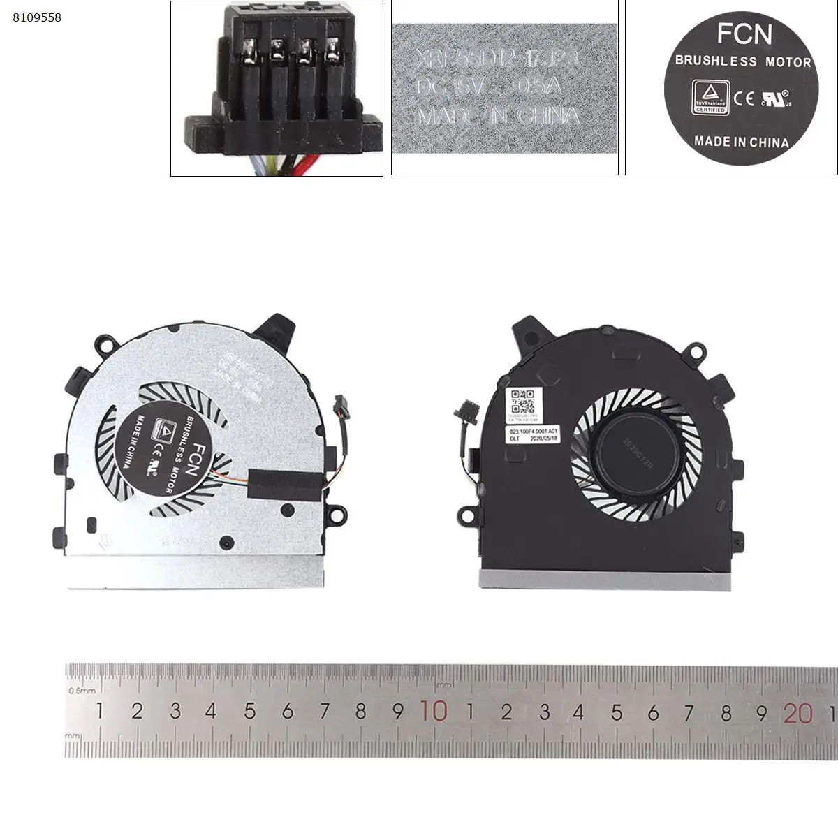 Laptop Cooling Fan for DELL Inspiron 7391 7390 i7391-7520blk-pus