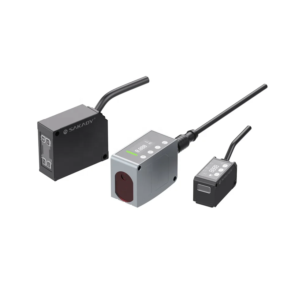 SAKADY LSV33-50-485-V Economical 50mm RS485 Output NPN Digital Display IP67 Protection 12-24V Die-cast Aluminum 1-Year Sensor