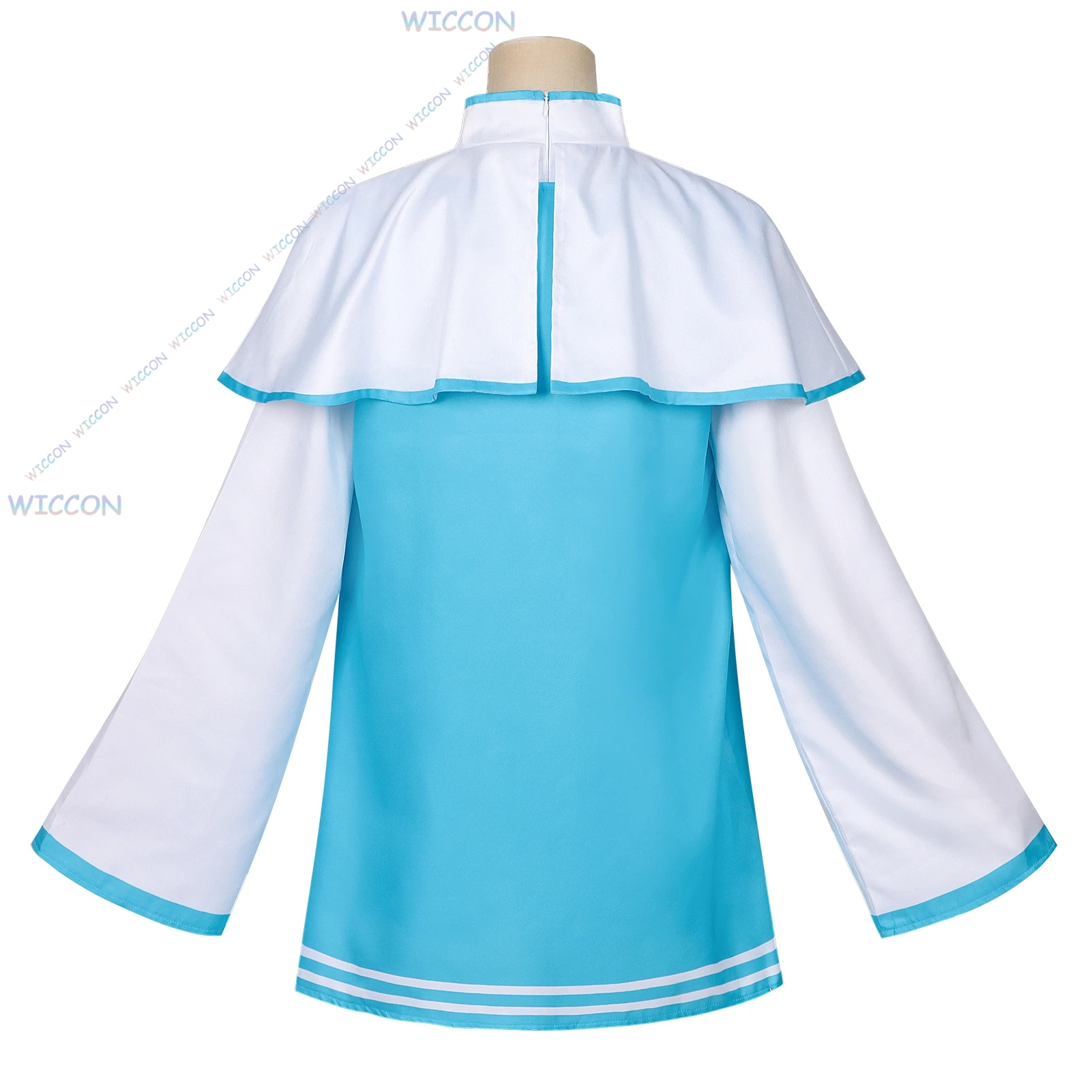 أزياء OHaYo/Kasane Mikv Teto التأثيرية شعر مستعار لامع Diva لا تصدق قصة T ذيل حصان لعب الأدوار Vtuber حفلة الهالوين للنساء #5