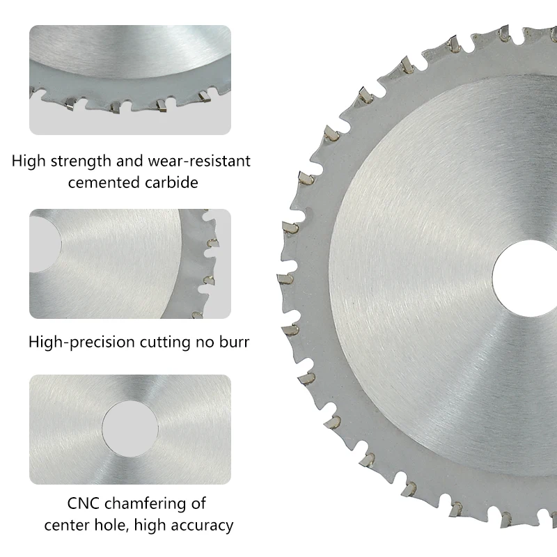 CMCP Carbide Circular Saw Blade 4-7 inch Saw Blade Cutting Iron Copper Inner Diametere 20-25mm Metal Cutting Tools Disc