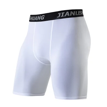 1/5 Pcs Men's Black And White Classic Cycling Long Underwear Multi-size Running Fitness Comprehensive Training Shorts Teenagers 5