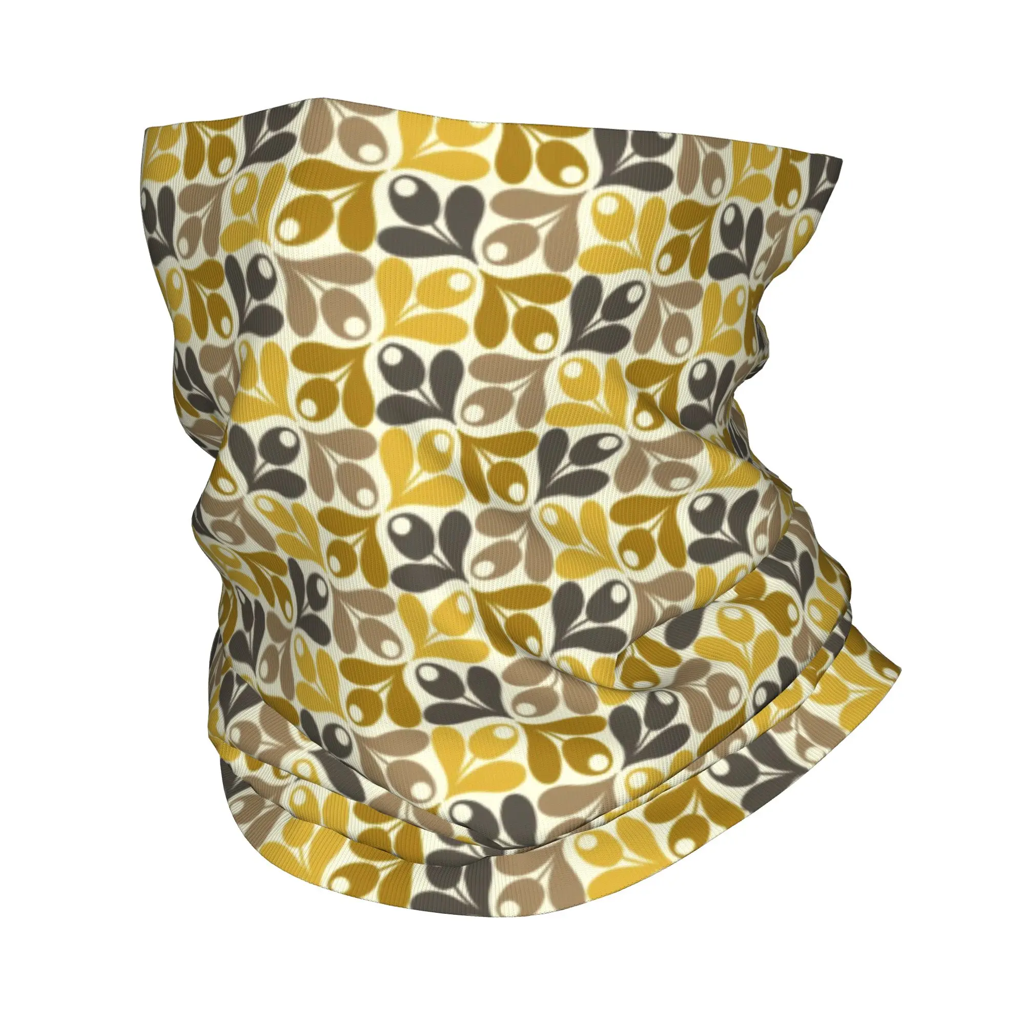 Orla Kiely Scandinavian Flowers Bandana Neck Gaiter Windproof Face Scarf Cover Men Women  Headwear Tube Balaclava