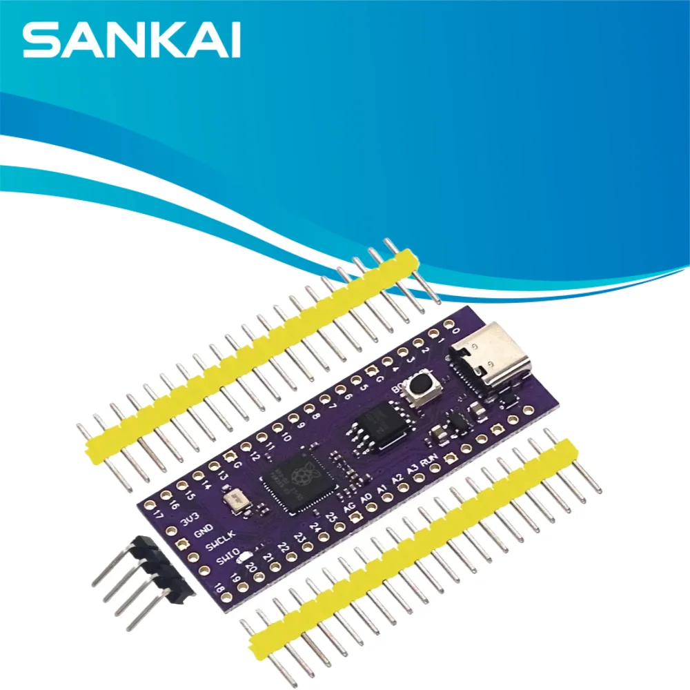 Ultimate Pico RP2040 128Mbit 16MB Microcontroller, RP2040 Dual-Core, USB-C