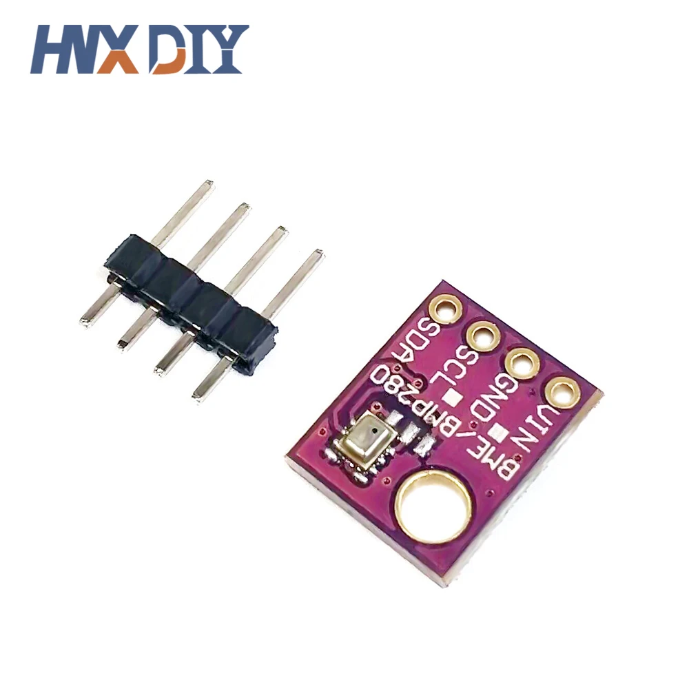 Temperatura Digital Barométrica Módulo Sensor de Pressão para Arduino, BME280-5V, BME280, BME280, BME280-3.3 V, 5V, 1Pc