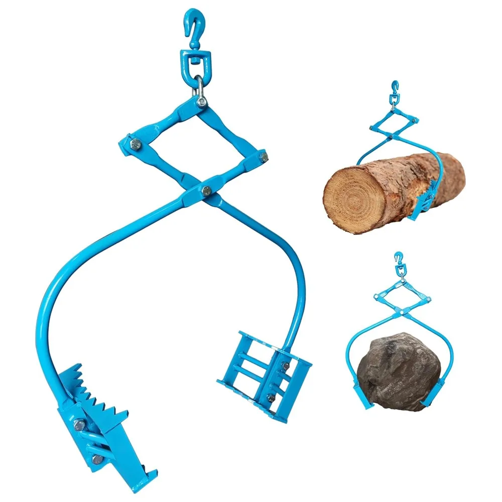 

36-дюймовые сверхмощные щипцы для подъема камня, емкость 1100 фунтов для трактора, грузовика, юдера, с зубчатыми когтями