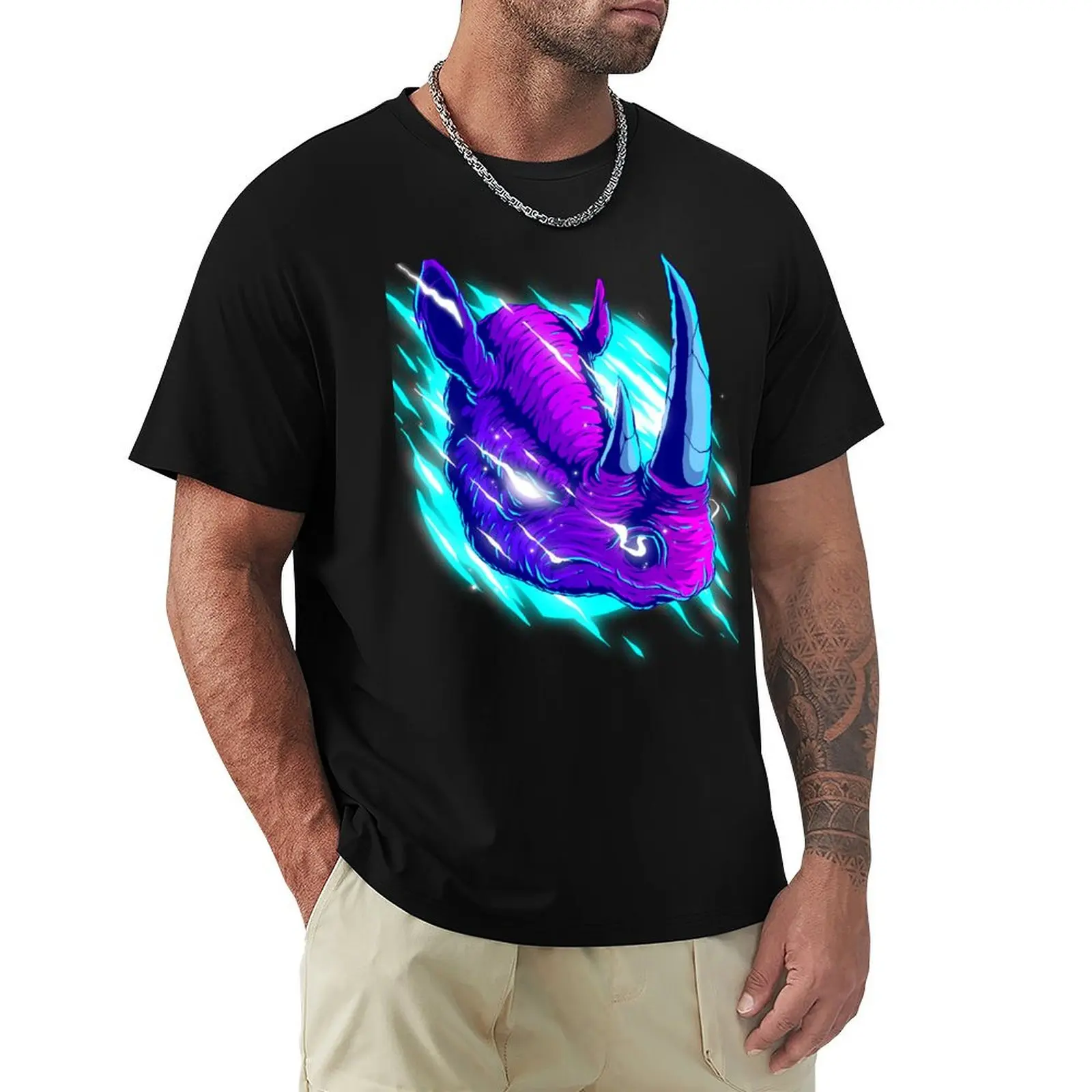 Unicorn Flash T-Shirt Novelty Print Casual Tee Shirt