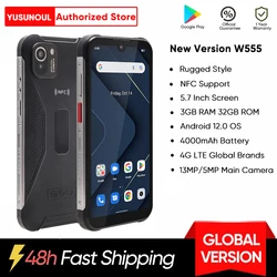 YUSUNOUL W555 Rugged Style 5.7 Inch Screen 3GB RAM 32GB ROM Android 12 NFC Global 4G LTE Smartphone New Arrival