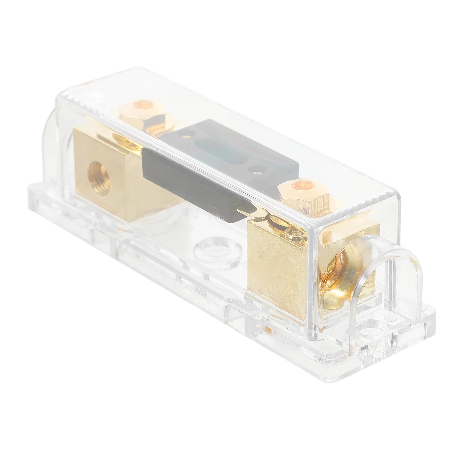 

Fuse Holder 200A Black Protection Auto Audio Amplifier Speaker Distribution Block Car Horn Accessory Plastic