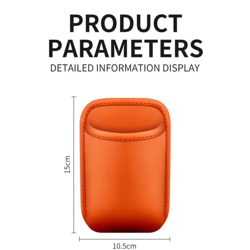 العالمي باب السيارة الجانب التخزين المنظم حالة المقعد الخلفي زجاجة ماء حامل الجلود شرب حقيبة التخزين مزبلة دلو سلة المهملات