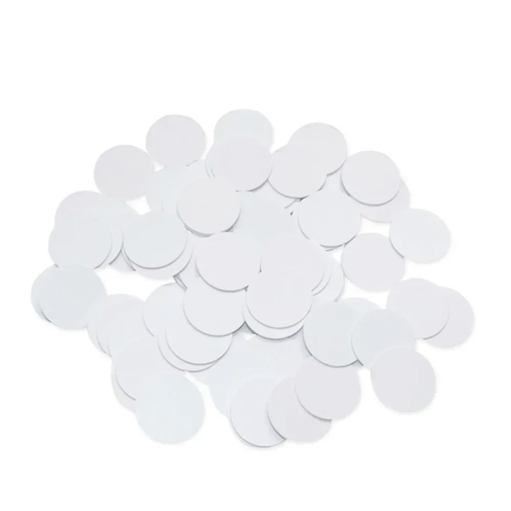 10pcs Blank NFC Tags NFC 215 Cards Rewritable NFC Coins Cards 25mm(0.98 Inch) 504 Bytes Memory