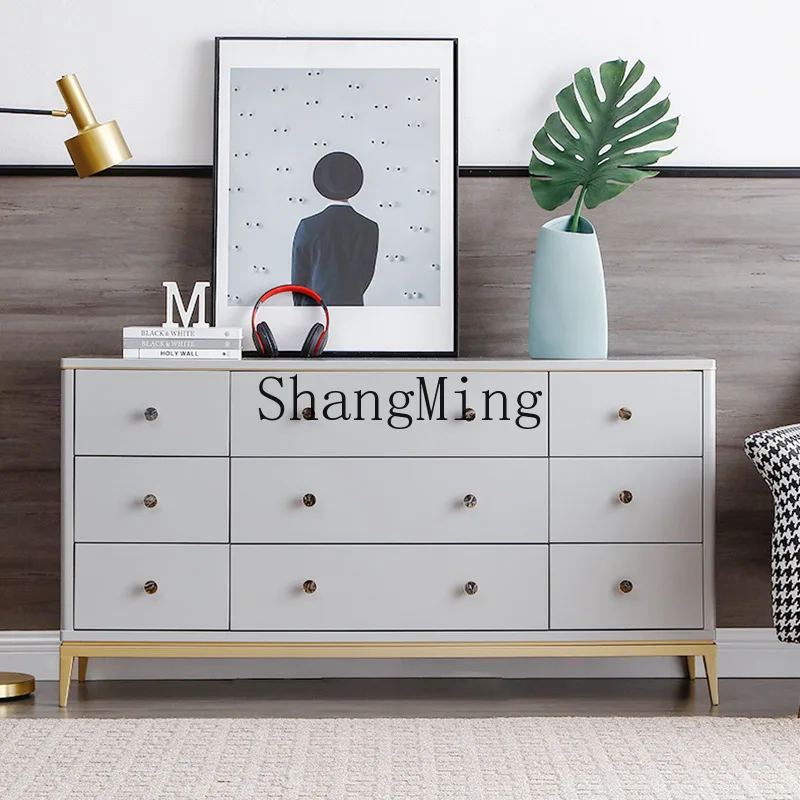 

CL light luxury nine chest cabinet bedroom light luxury solidcabinet living room post-modern locker furniture customization