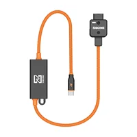 Cable ZGCINE de 20 pulgadas DT-PD D-Tap a USB-C PD, cargador de montaje en V de 2 vías, Cable de alimentación para batería con montura en V, cámaras sin espejo y teléfonos