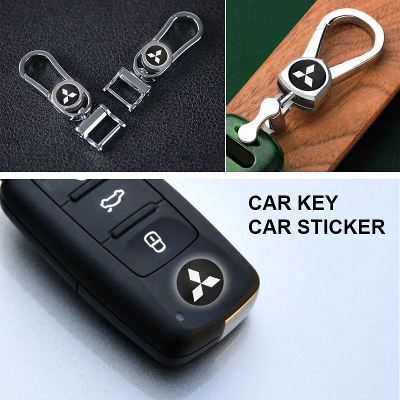 

Metal Car Styling Key Shell Stickers 14mm Opel Logo Badge Emblem Fit For Mitsubishi Outlander Xpander ASX Delica Lancer RALLIART
