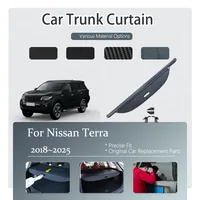 Car Trunk Curtain Covers For Nissan Terra Fengdu Oting Paladin WD23 2018~2025 Storage Trunk Rack Partition Shelters Accessories