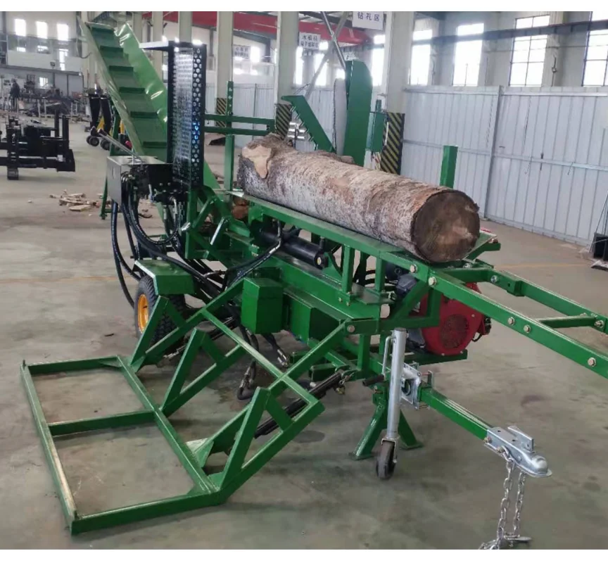 Finely Processed CE Approved Diesel Powered Pto Firewood Processor Sale Mechanical /Gasoline Production Log Splitter