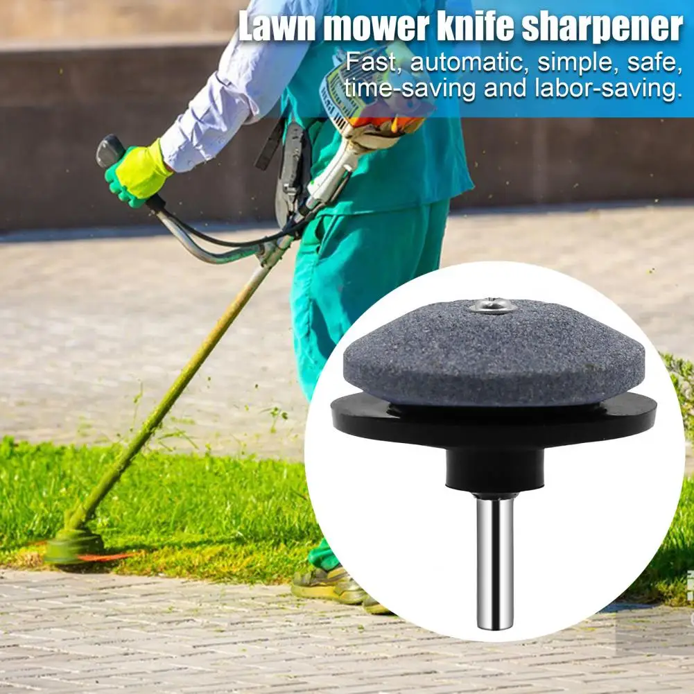 Durable Lawn Mower Blade Sharpening Tool Rotary Tiller Blade Sharpener Universal Lawn Mower Blade for Garden for Electric