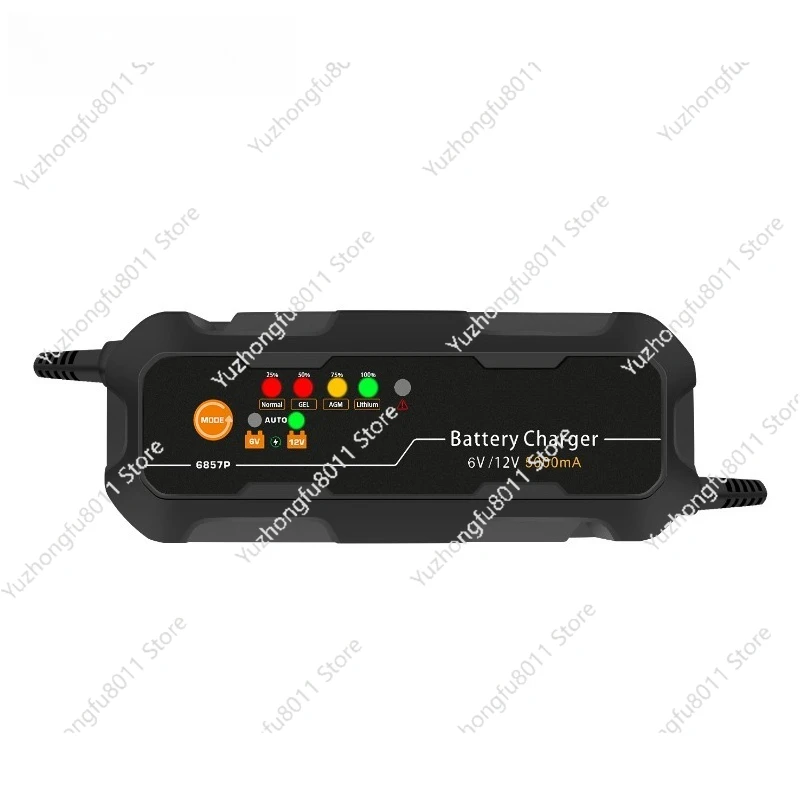 

5000mA Lithium Battery Charger for Motorcycle 6V/12V Lead-Acid Car Battery Fast Charging Universal Auto Vehicle Charger