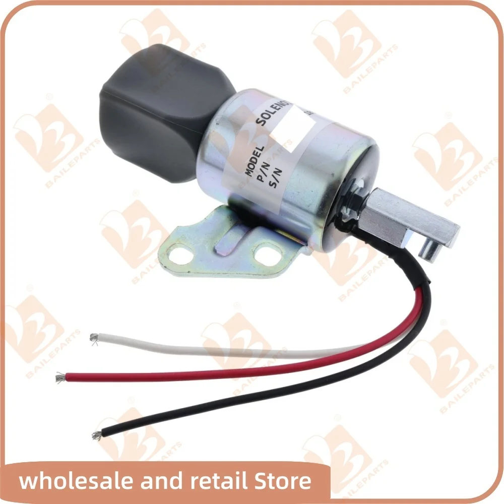 

139321 Fuel Shut Down Solenoid Valve 12V For Skyjack Kubota Engine D902 D722 Stop Shut Off Solenoid Valve