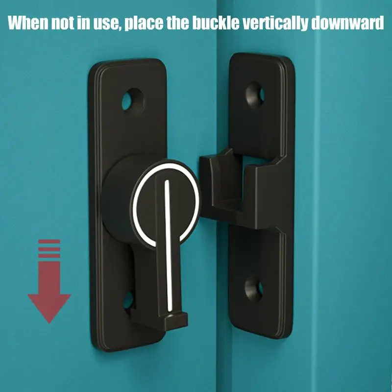 Door Lock Latch Security Latch Night Heavy-Duty Door Locks Wear-Resistant Sliding Anti-Burglary Home Defender Reinforcement Lock