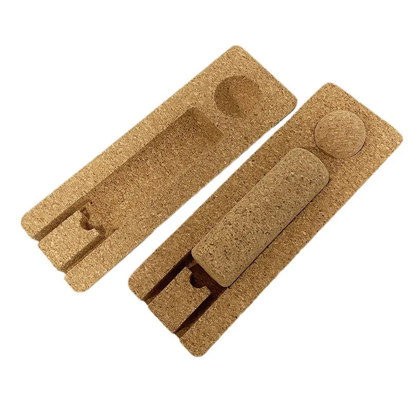 

No chipping cork yoga column fine particle massage yoga column cork column set with yoga ball