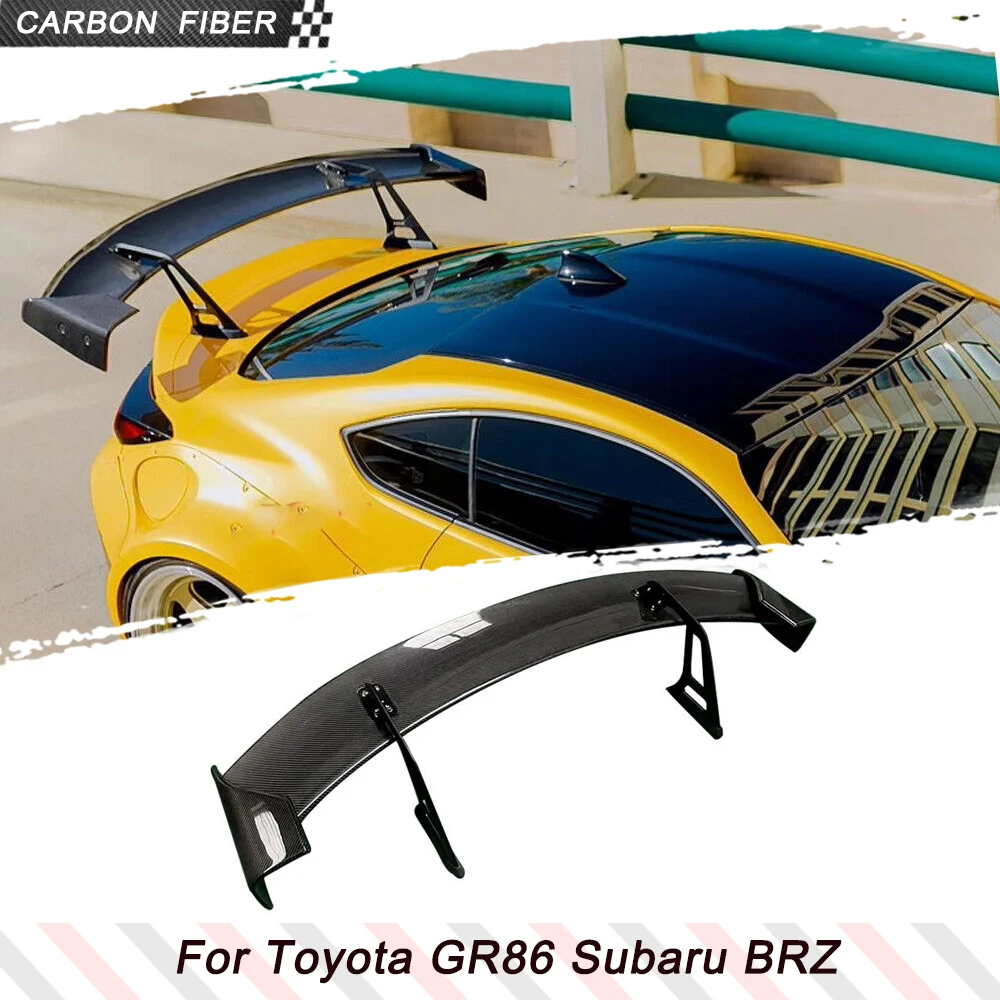 

Спойлер заднего багажника автомобиля из углеродного волокна Racing GT Wing для Toyota GR86 Subaru BRZ 20222 2023, комплекты заднего кузова автомобиля, крыло багажника