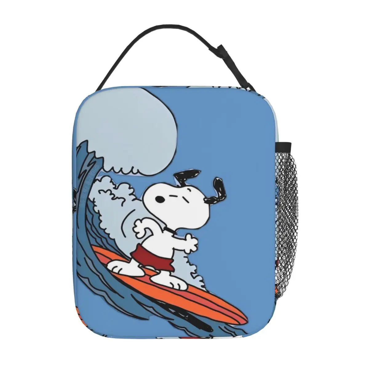 

Snoopy Woodstock Cartoon Insulated Lunch Bags Large Reusable Cooler Bag Tote Lunch Box Beach Outdoor Bento Pouch