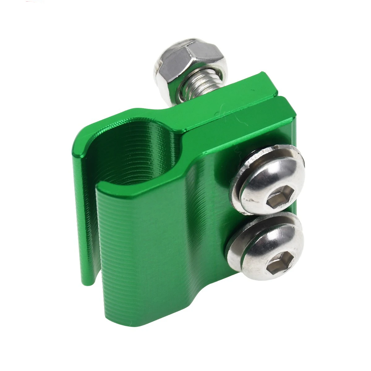 CNC Brake Line Clamps for Kawasaki KX125 KLX250 Off-Road Motorcycles - Performance Modification Accessory