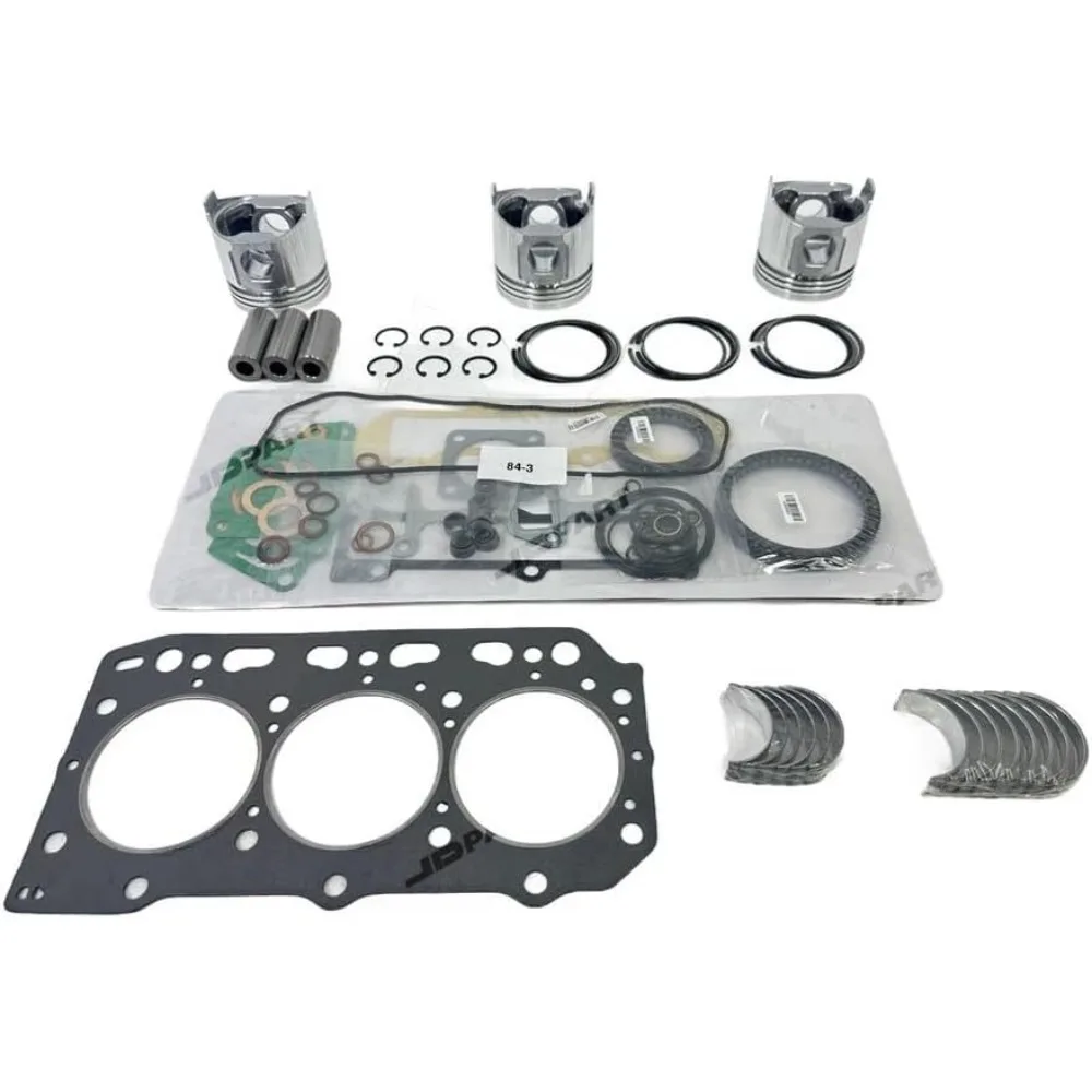 

3TN84TL Overhaul Rebuild Kit Piston For Yanmar 3TN84 Takeuchi TB035 Mini Digger
