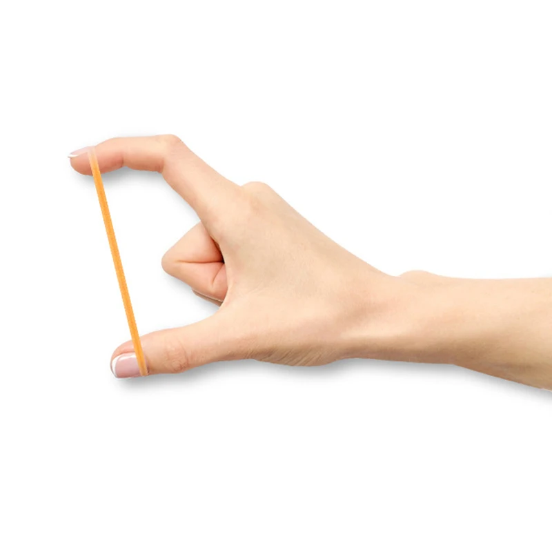 100 個 66 ミリメートル弾性ゴムバンド銀行紙幣マネーホームオフィス伸縮性バンド頑丈なゴムゴムバンド