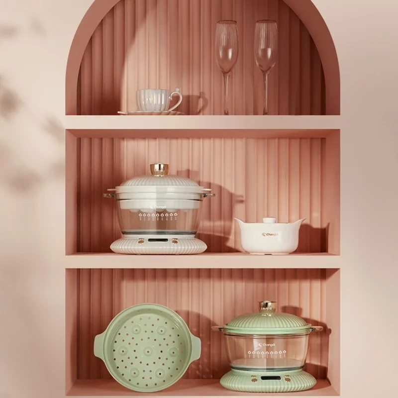 220V Health Pot Electric Stew Pot Household Porridge Artifact Ceramic Soup Bird's Nest Stew Pot Cuisine Intelligente